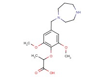 2-[4-(1,4-diazepan-1-ylmethyl)-2,6-dimethoxyphenoxy]propanoic acid