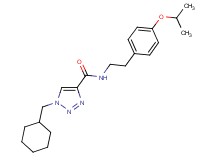1-(cyclohexylmethyl)-N-[2-(4-isopropoxyphenyl)ethyl]-1H-1,2,3-triazole-4-carboxamide