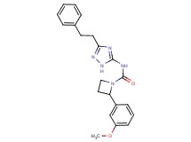 2-(3-methoxyphenyl)-N-[3-(2-phenylethyl)-1H-1,2,4-triazol-5-yl]azetidine-1-carboxamide