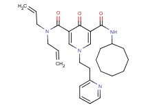 N,N-diallyl-N'-cyclooctyl-4-oxo-1-[2-(2-pyridinyl)ethyl]-1,4-dihydro-3,5-pyridinedicarboxamide