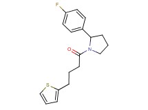 2-(4-fluorophenyl)-1-[4-(2-thienyl)butanoyl]pyrrolidine