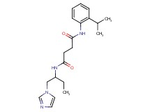 N-[1-(1H-imidazol-1-ylmethyl)propyl]-N'-(2-isopropylphenyl)succinamide