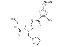 (4R)-1-(cyclopentylmethyl)-4-{[(2,4-dimethyl-1,3-oxazol-5-yl)carbonyl]amino}-N-ethyl-L-prolinamide