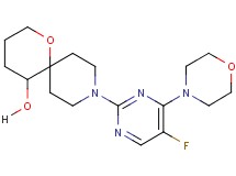 9-[5-fluoro-4-(4-morpholinyl)-2-pyrimidinyl]-1-oxa-9-azaspiro[5.5]undecan-5-ol