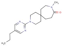 9-methyl-3-(5-propylpyrimidin-2-yl)-3,9-diazaspiro[5.6]dodecan-10-one