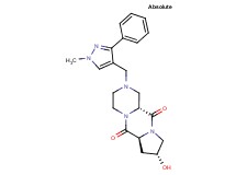 (6aS,8R,11aR)-8-hydroxy-2-[(1-methyl-3-phenyl-1H-pyrazol-4-yl)methyl]octahydro-6H-pyrazino[1,2-a]pyrrolo[1,2-d]pyrazine-6,11(2H)-dione