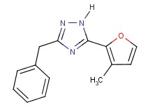 3-benzyl-5-(3-methyl-2-furyl)-1H-1,2,4-triazole