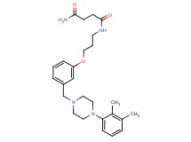 N-[3-(3-{[4-(2,3-dimethylphenyl)-1-piperazinyl]methyl}phenoxy)propyl]succinamide