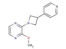 2-methoxy-3-[3-(4-pyridinyl)-1-azetidinyl]pyrazine