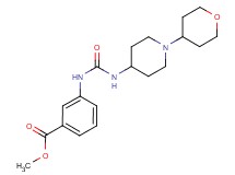 methyl 3-[({[1-(tetrahydro-2H-pyran-4-yl)piperidin-4-yl]amino}carbonyl)amino]benzoate
