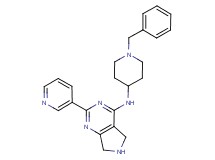 N-(1-benzylpiperidin-4-yl)-2-pyridin-3-yl-6,7-dihydro-5H-pyrrolo[3,4-d]pyrimidin-4-amine