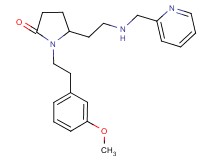 1-[2-(3-methoxyphenyl)ethyl]-5-{2-[(2-pyridinylmethyl)amino]ethyl}-2-pyrrolidinone