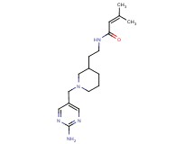 N-(2-{1-[(2-aminopyrimidin-5-yl)methyl]piperidin-3-yl}ethyl)-3-methylbut-2-enamide