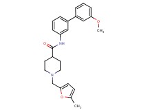 N-(3'-methoxy-3-biphenylyl)-1-[(5-methyl-2-furyl)methyl]-4-piperidinecarboxamide
