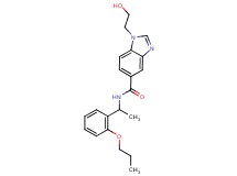 1-(2-hydroxyethyl)-N-[1-(2-propoxyphenyl)ethyl]-1H-benzimidazole-5-carboxamide