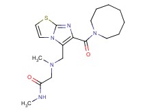 N~2~-{[6-(azocan-1-ylcarbonyl)imidazo[2,1-b][1,3]thiazol-5-yl]methyl}-N~1~,N~2~-dimethylglycinamide