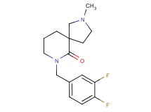 7-(3,4-difluorobenzyl)-2-methyl-2,7-diazaspiro[4.5]decan-6-one