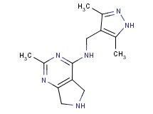 N-[(3,5-dimethyl-1H-pyrazol-4-yl)methyl]-2-methyl-6,7-dihydro-5H-pyrrolo[3,4-d]pyrimidin-4-amine