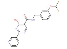 N-[3-(difluoromethoxy)benzyl]-4-hydroxy-2-pyridin-3-ylpyrimidine-5-carboxamide