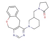 1-{[1-(5,11-dihydro[1]benzoxepino[3,4-d]pyrimidin-4-yl)piperidin-3-yl]methyl}pyrrolidin-2-one