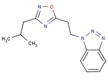 1-[2-(3-isobutyl-1,2,4-oxadiazol-5-yl)ethyl]-1H-1,2,3-benzotriazole