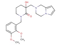 3-(3,4-dihydropyrrolo[1,2-a]pyrazin-2(1H)-ylmethyl)-1-(2,3-dimethoxybenzyl)-3-hydroxypiperidin-2-one