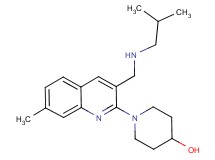 1-{3-[(isobutylamino)methyl]-7-methyl-2-quinolinyl}-4-piperidinol