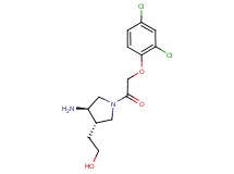 2-{(3S*,4R*)-4-amino-1-[(2,4-dichlorophenoxy)acetyl]-3-pyrrolidinyl}ethanol