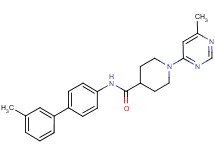 N-(3'-methylbiphenyl-4-yl)-1-(6-methylpyrimidin-4-yl)piperidine-4-carboxamide