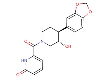 6-{[(3S*,4S*)-4-(1,3-benzodioxol-5-yl)-3-hydroxypiperidin-1-yl]carbonyl}pyridin-2(1H)-one