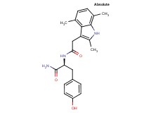 N-[(2,4,7-trimethyl-1H-indol-3-yl)acetyl]-L-tyrosinamide