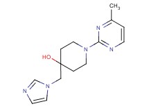 4-(1H-imidazol-1-ylmethyl)-1-(4-methylpyrimidin-2-yl)piperidin-4-ol