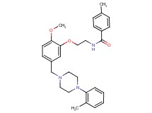N-[2-(2-methoxy-5-{[4-(2-methylphenyl)-1-piperazinyl]methyl}phenoxy)ethyl]-4-methylbenzamide