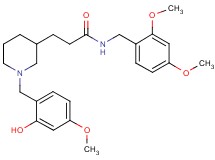 N-(2,4-dimethoxybenzyl)-3-[1-(2-hydroxy-4-methoxybenzyl)-3-piperidinyl]propanamide