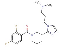 (3-{2-[1-(2,4-difluorobenzoyl)-3-piperidinyl]-1H-imidazol-1-yl}propyl)dimethylamine