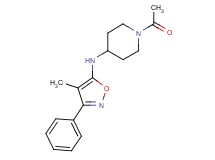 1-acetyl-N-(4-methyl-3-phenyl-5-isoxazolyl)-4-piperidinamine