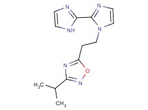 1-[2-(3-isopropyl-1,2,4-oxadiazol-5-yl)ethyl]-1H,1'H-2,2'-biimidazole