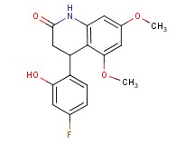 4-(4-fluoro-2-hydroxyphenyl)-5,7-dimethoxy-3,4-dihydroquinolin-2(1H)-one