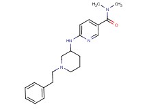 N,N-dimethyl-6-{[1-(2-phenylethyl)-3-piperidinyl]amino}nicotinamide