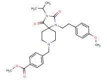 methyl 4-({3-isopropyl-1-[2-(4-methoxyphenyl)ethyl]-2,4-dioxo-1,3,8-triazaspiro[4.5]dec-8-yl}methyl)benzoate