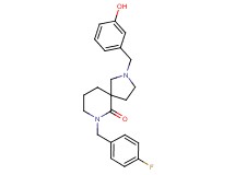 7-(4-fluorobenzyl)-2-(3-hydroxybenzyl)-2,7-diazaspiro[4.5]decan-6-one