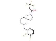 7-(2,3-difluorobenzyl)-2-(3,3,3-trifluoropropanoyl)-2,7-diazaspiro[4.5]decane