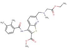 methyl 3-[(2,3-dimethylbenzoyl)amino]-6-{[(2-ethoxy-2-oxoethyl)(methyl)amino]methyl}thieno[2,3-b]pyridine-2-carboxylate