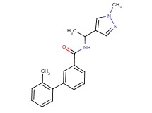 2'-methyl-N-[1-(1-methyl-1H-pyrazol-4-yl)ethyl]biphenyl-3-carboxamide