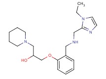 1-[2-({[(1-ethyl-1H-imidazol-2-yl)methyl]amino}methyl)phenoxy]-3-(1-piperidinyl)-2-propanol