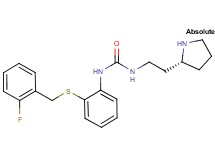N-{2-[(2-fluorobenzyl)thio]phenyl}-N'-{2-[(2R)-pyrrolidin-2-yl]ethyl}urea