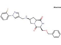 (3S,7S,8aS)-3-[(benzyloxy)methyl]-7-({[1-(2-fluorophenyl)-1H-pyrazol-4-yl]methyl}amino)hexahydropyrrolo[1,2-a]pyrazine-1,4-dione