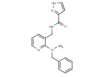 N-({2-[benzyl(methyl)amino]pyridin-3-yl}methyl)-1H-pyrazole-3-carboxamide