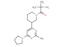 (1,1-dimethyl-2-{3-[2-methyl-6-(1-pyrrolidinyl)-4-pyrimidinyl]-1-piperidinyl}-2-oxoethyl)amine dihydrochloride