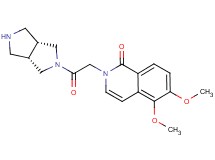 2-{2-[(3aR*,6aS*)-hexahydropyrrolo[3,4-c]pyrrol-2(1H)-yl]-2-oxoethyl}-5,6-dimethoxyisoquinolin-1(2H)-one
